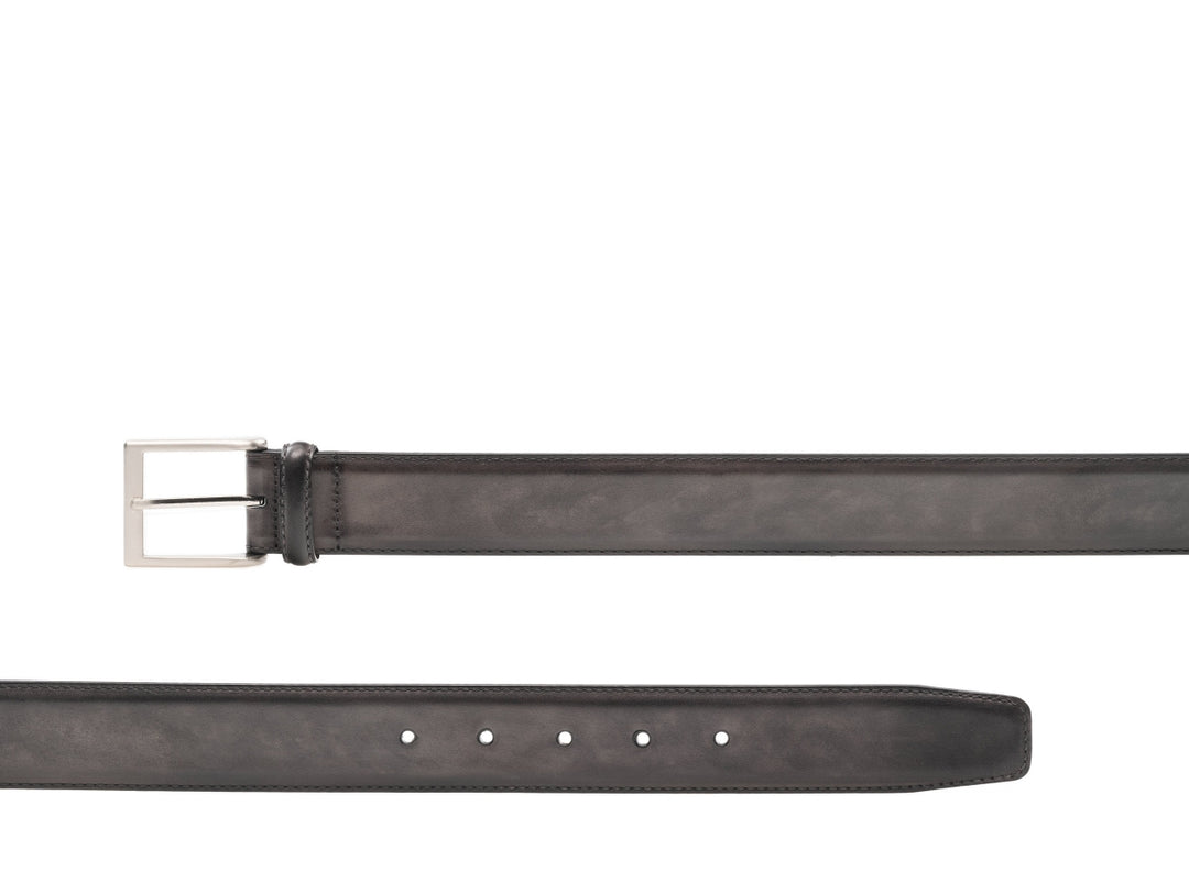 Magnanni Viento Leather Belt - Grafito