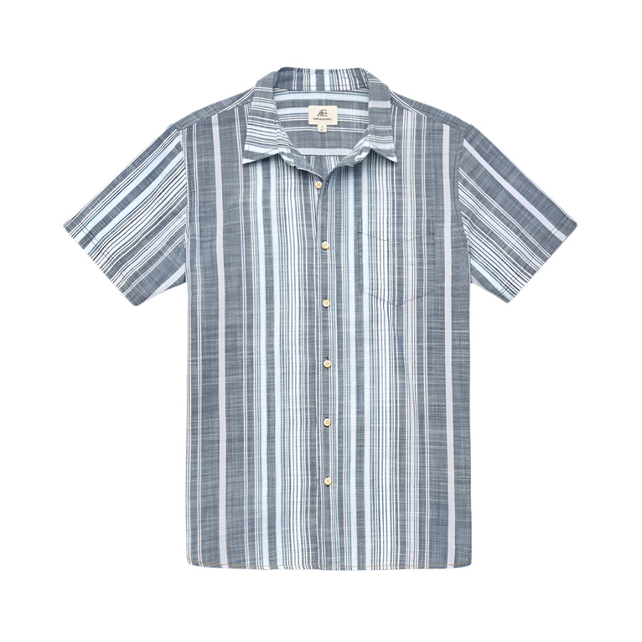 Surfside Supply Joey Striped Shirt - Navy/White