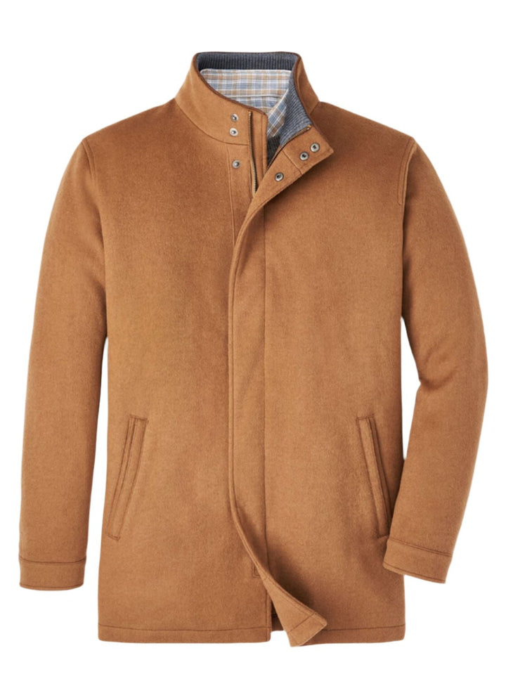 Peter Millar Crown Flex Fleece City Coat - Hazelwood