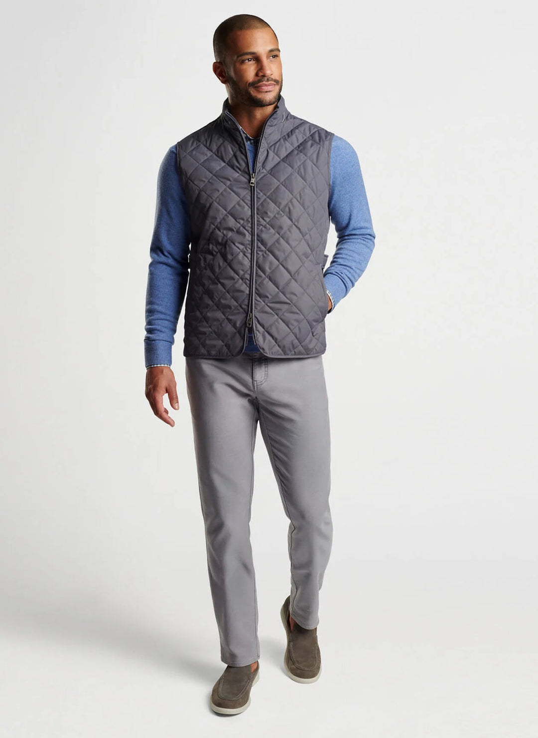 Peter Millar Essex Vest - Iron