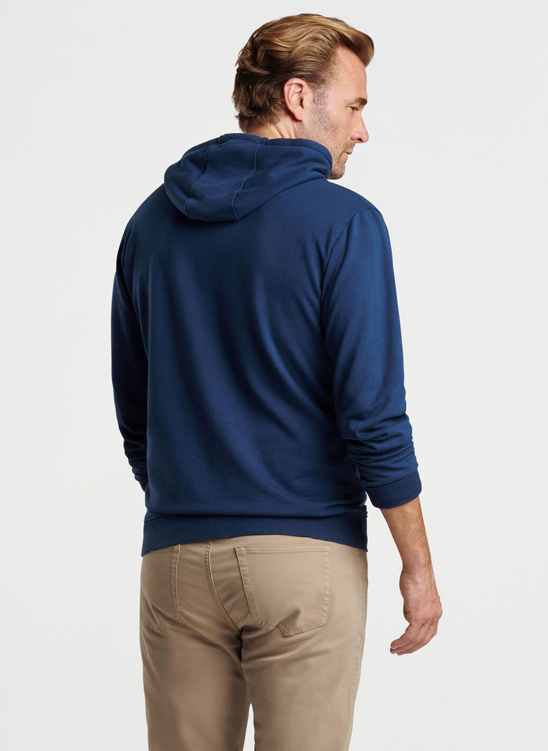 Peter Millar Lava Wash Hoodie - Navy