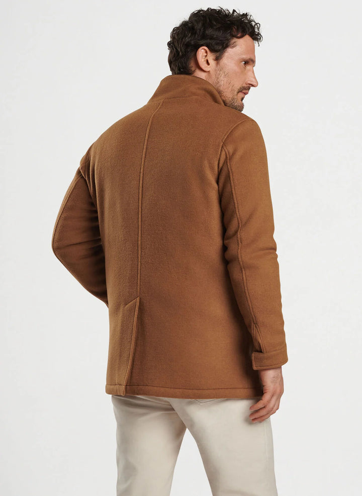 Peter Millar Crown Flex Fleece City Coat - Hazelwood