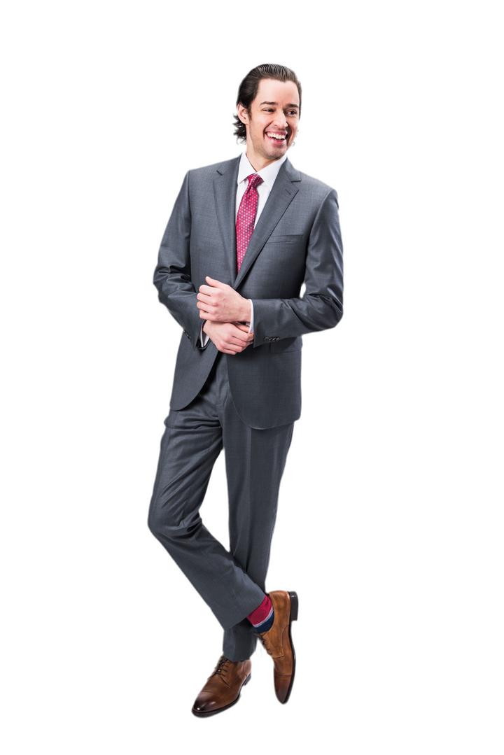 Paul Betenly Suit - Mid-Grey