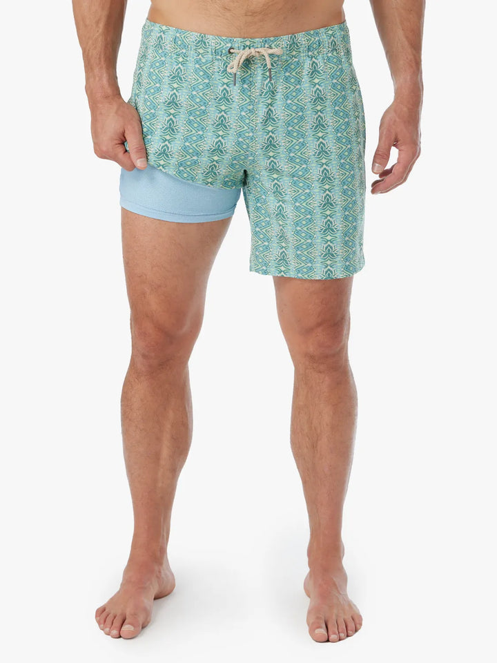 Fair Harbor The Bayberry Trunk - Teal White Lotus