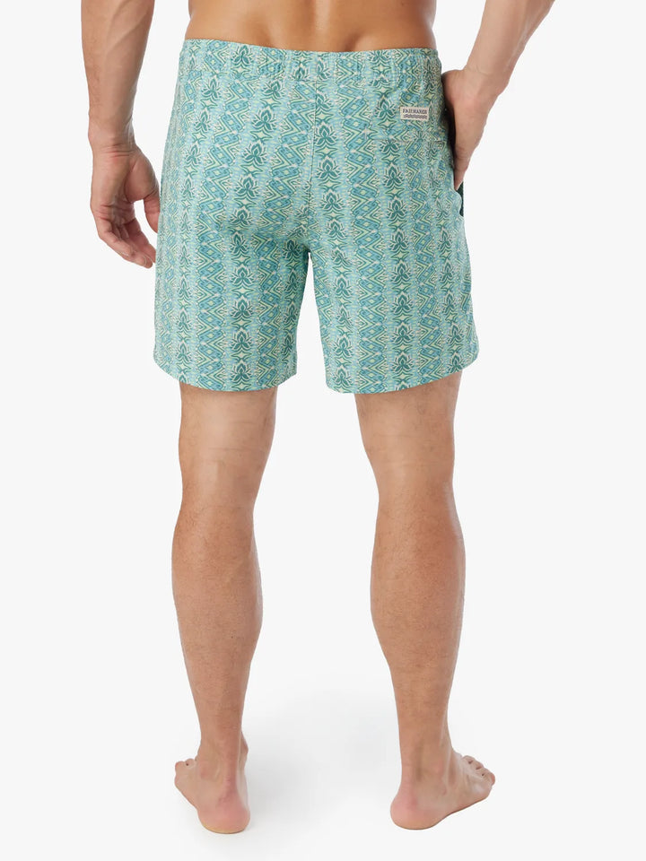 Fair Harbor The Bayberry Trunk - Teal White Lotus