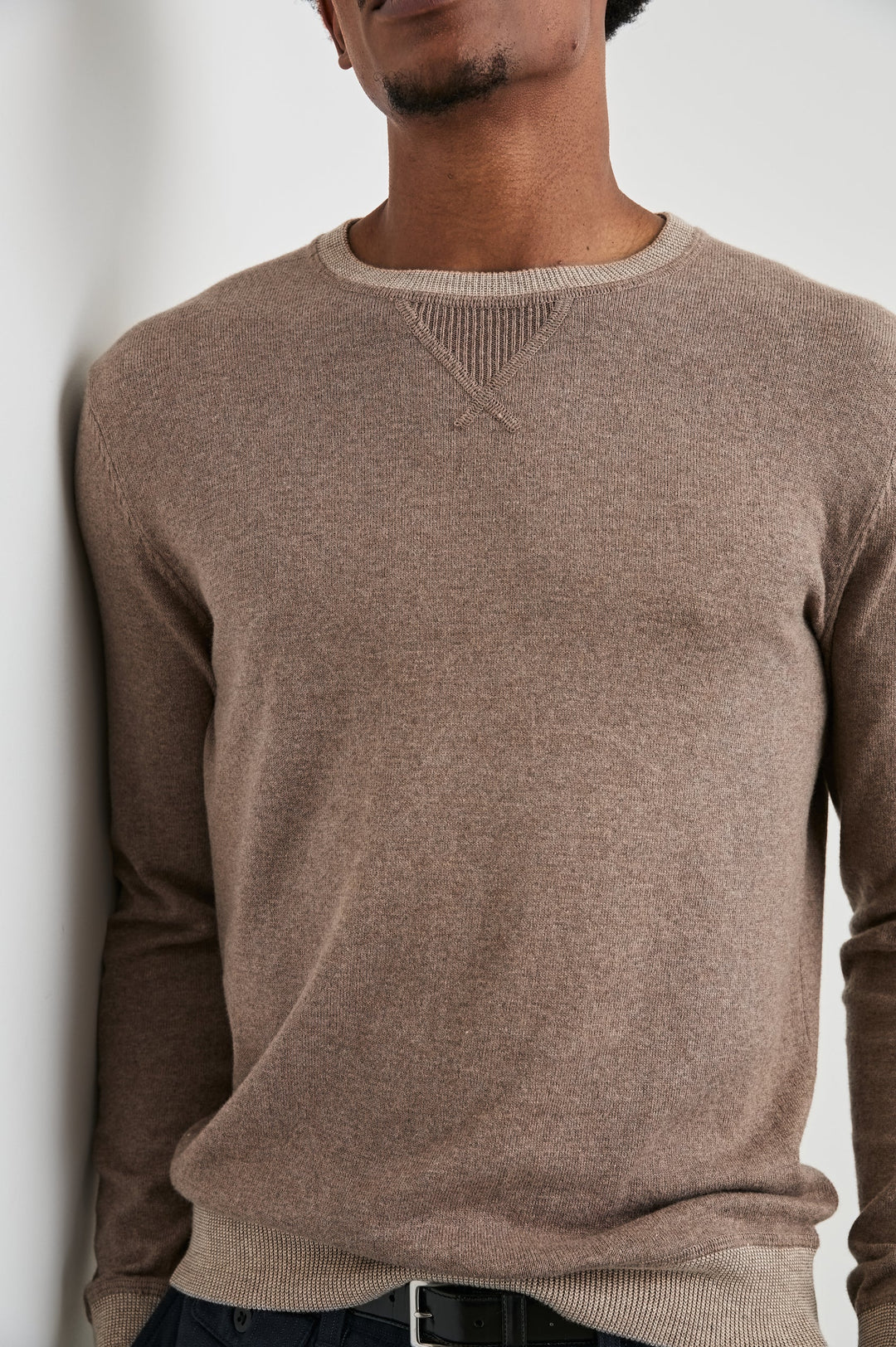 Rails Burns Sweater - Mocha Heather