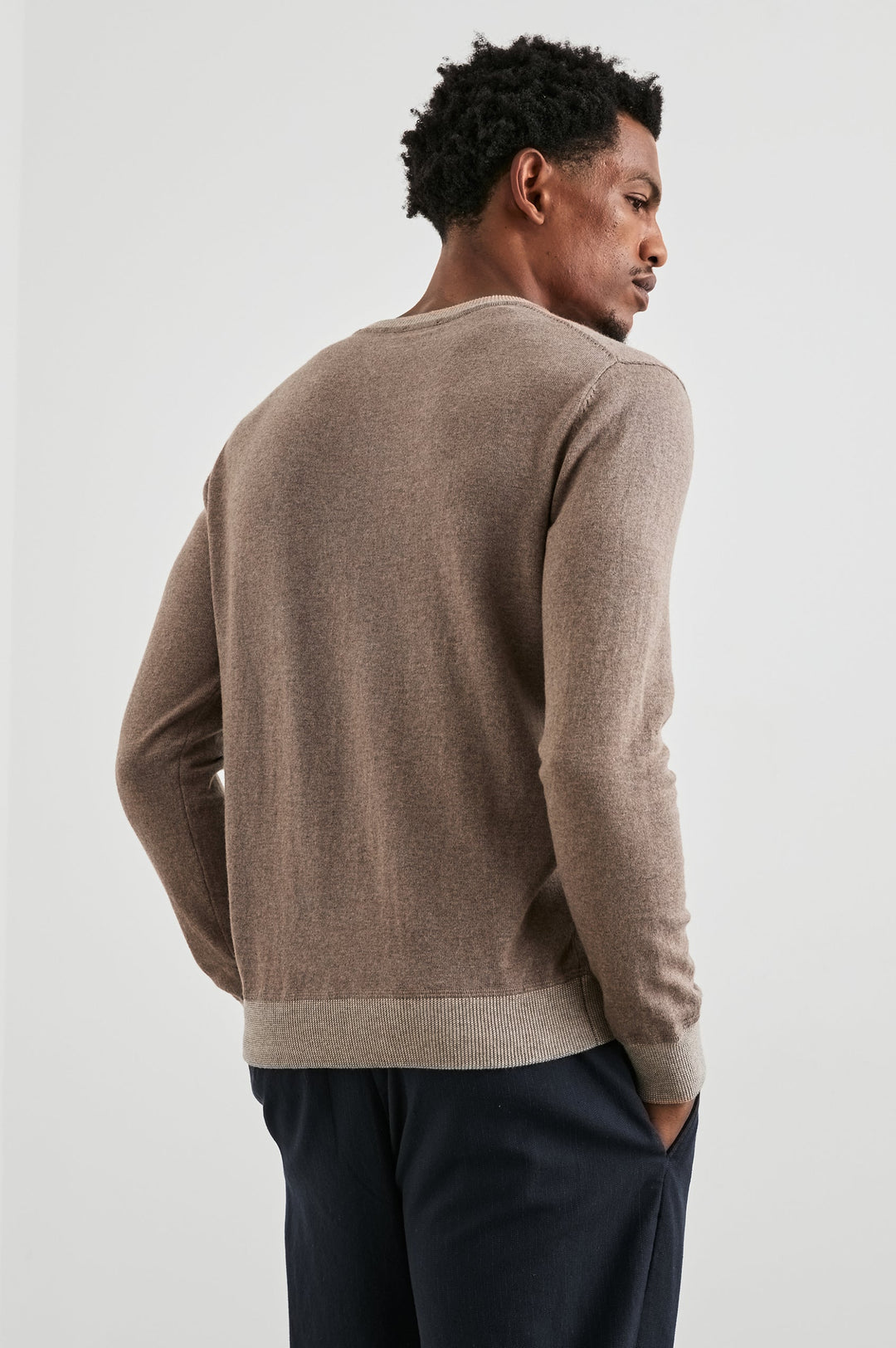 Rails Burns Sweater - Mocha Heather