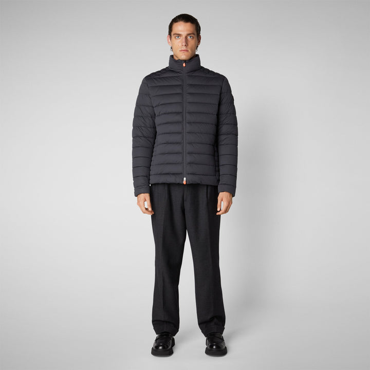 Save The Duck Ari Puffer Jacket - Grey Black