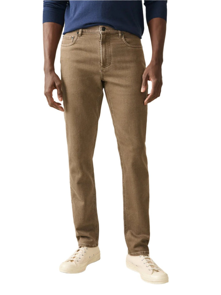 Faherty Stretch Terry 5 Pocket - Driftwood