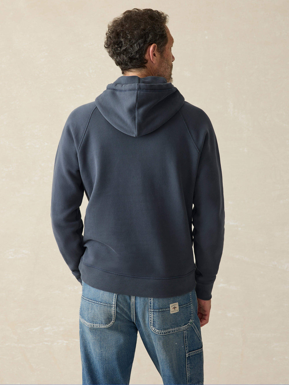 Faherty Fleece Hoodie - Blue Nights