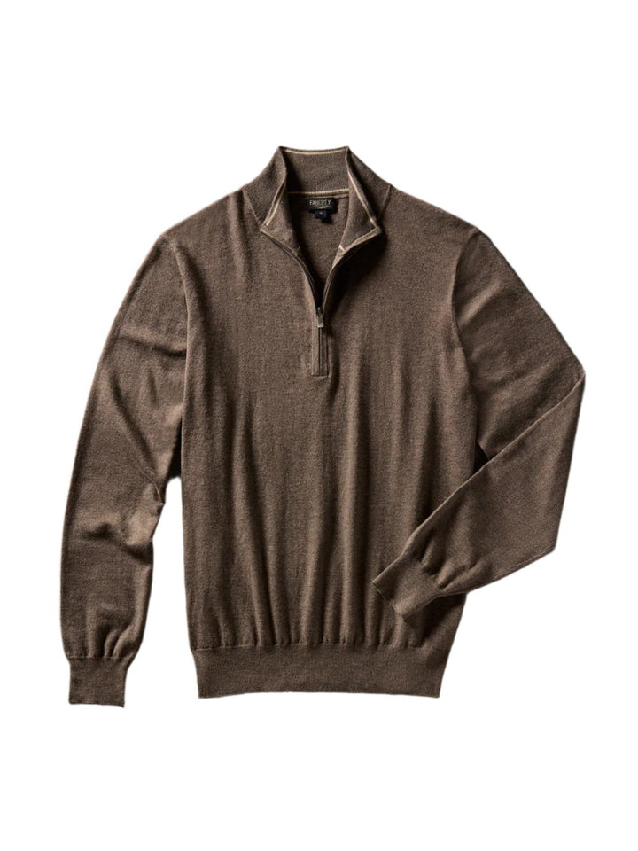 Faherty Movement Quarter Zip Sweater - Walnut Creek