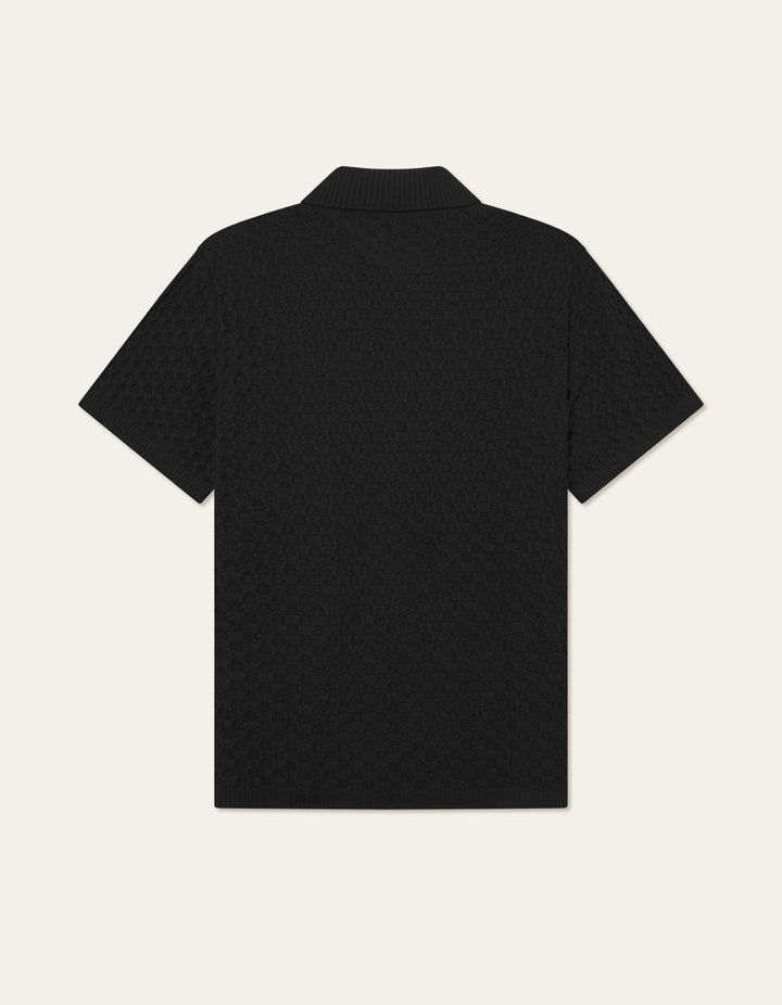 Les Deux Gespertus Knit Shirt - Black