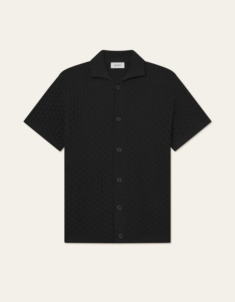 Les Deux Gespertus Knit Shirt - Black