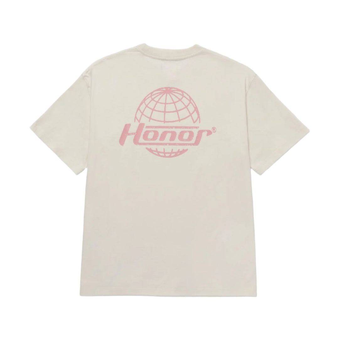 Honor The Gift Globe Logo Tee - Cream