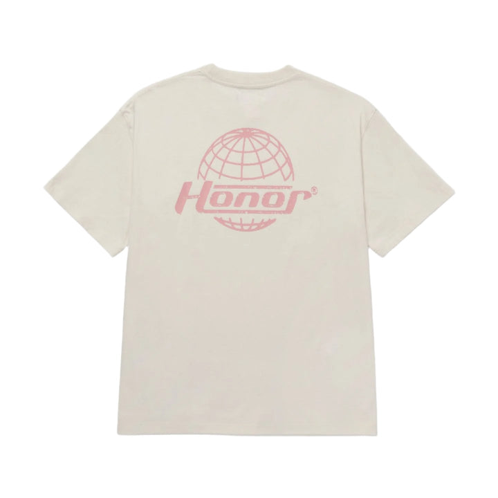 Honor The Gift Globe Logo Tee - Cream