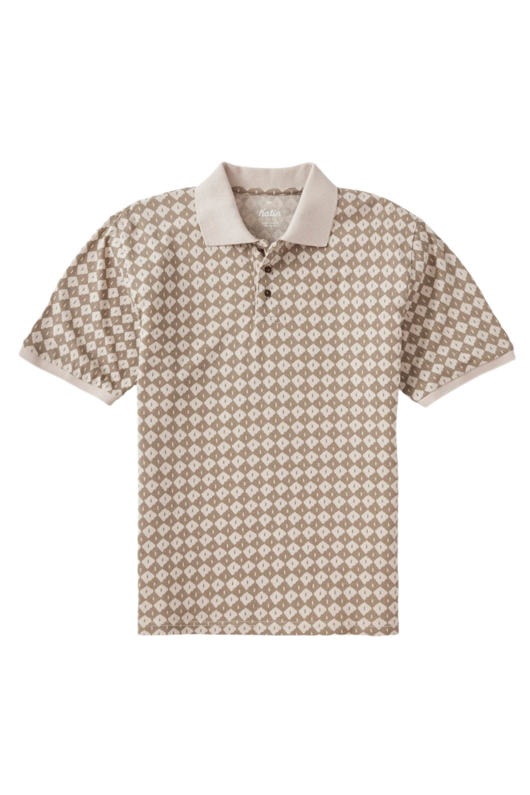 Katin Check Polo - Vintage Khaki