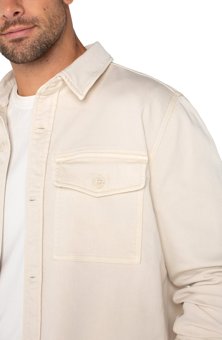 Liverpool Los Angeles Overshirt - Parchment