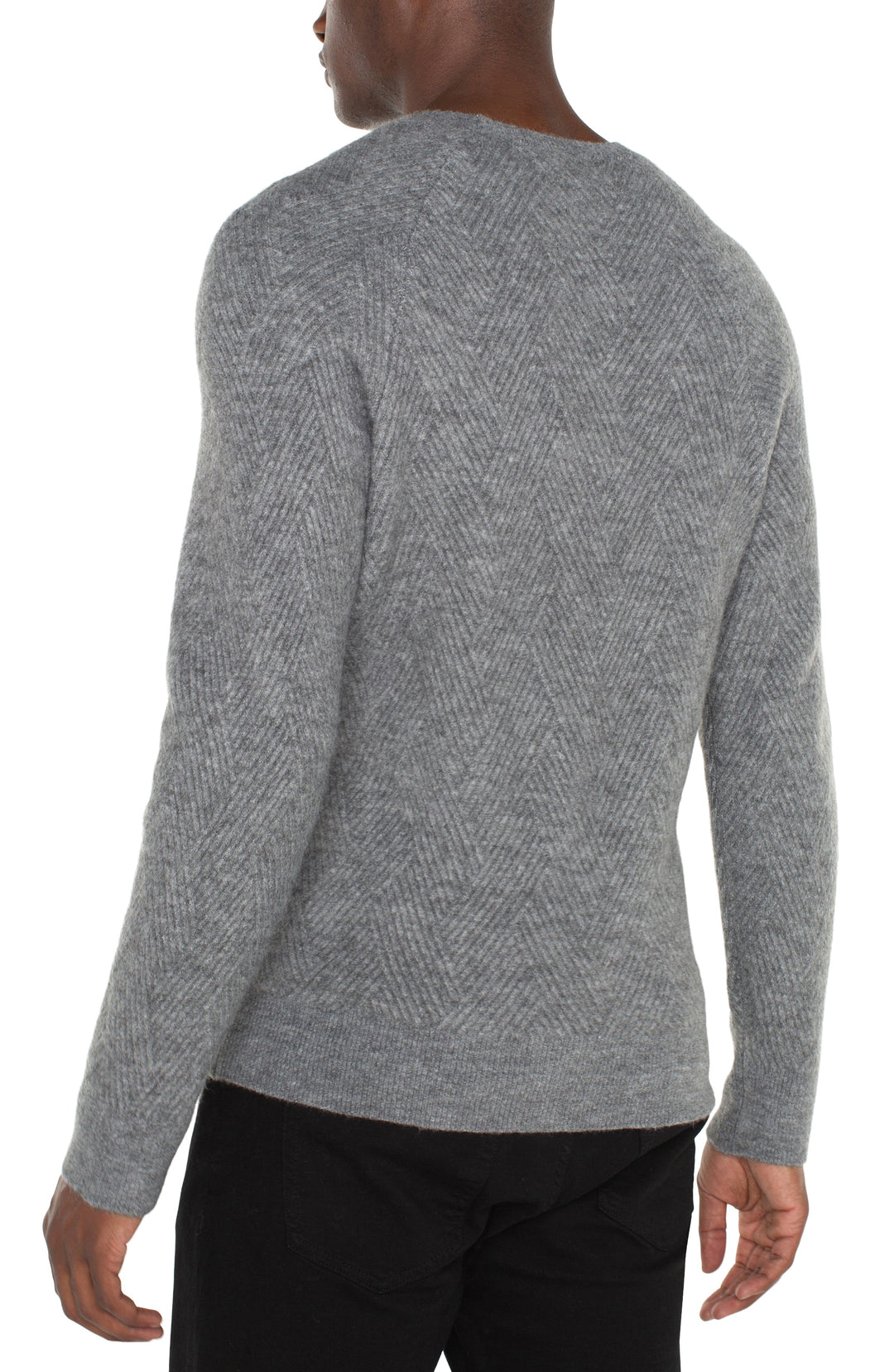 Liverpool Los Angeles Raglan Sweater - Heather Grey