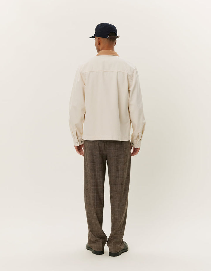 Les Deux Ivory Layton Denim Overshirt - Ivory