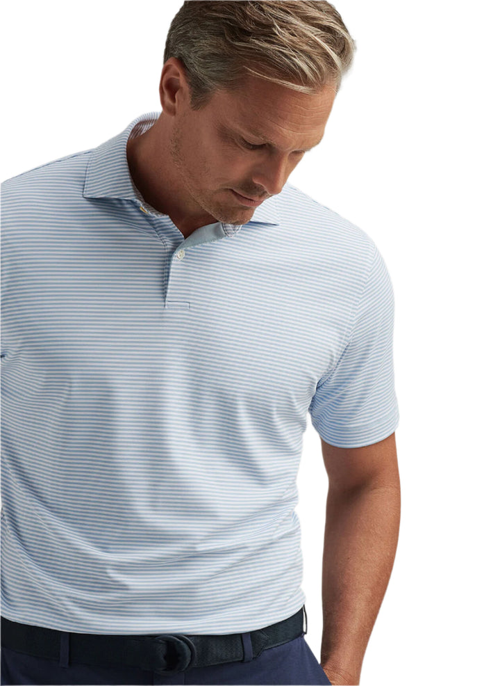 Peter Millar Ambrose Jersey Polo - Frost