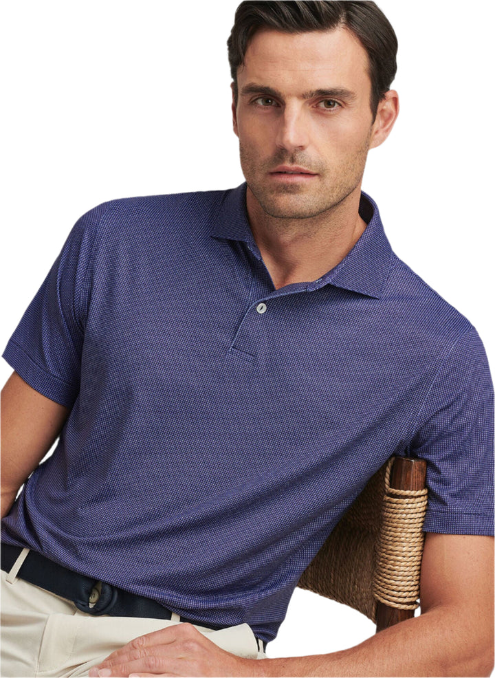 Peter Millar Grovewood Jersey Polo - Navy