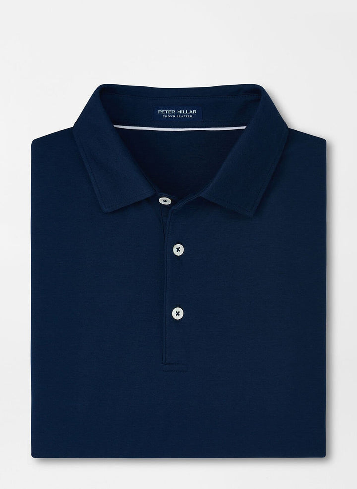 Peter Millar Excursionist Flex Polo - Atlantic Blue