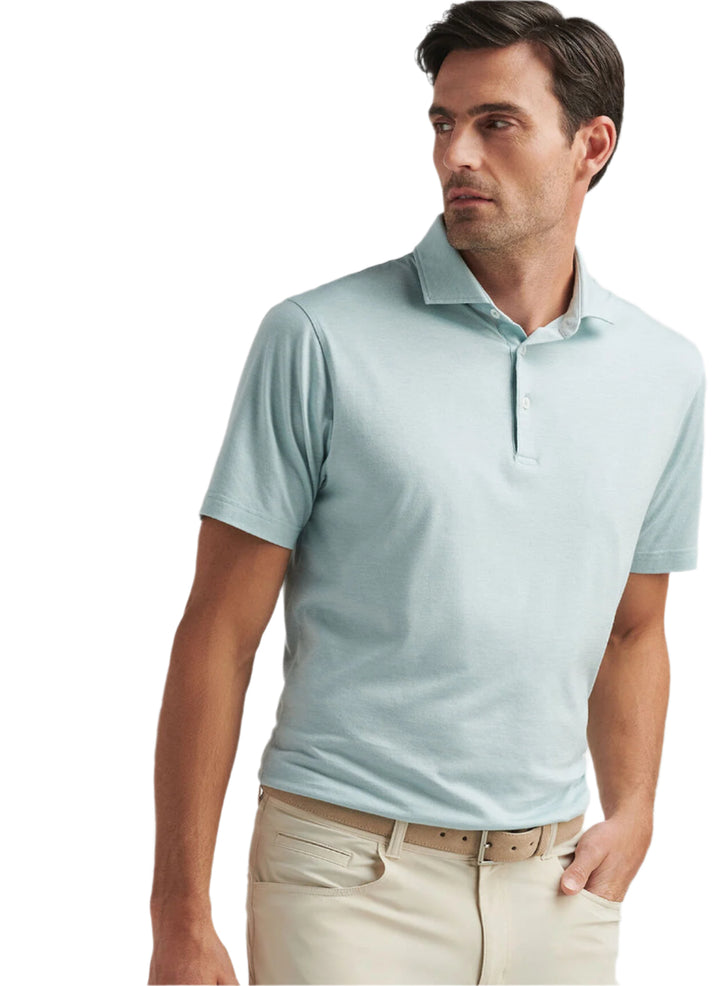 Peter Millar Excursionist Flex Polo - Blue Spruce