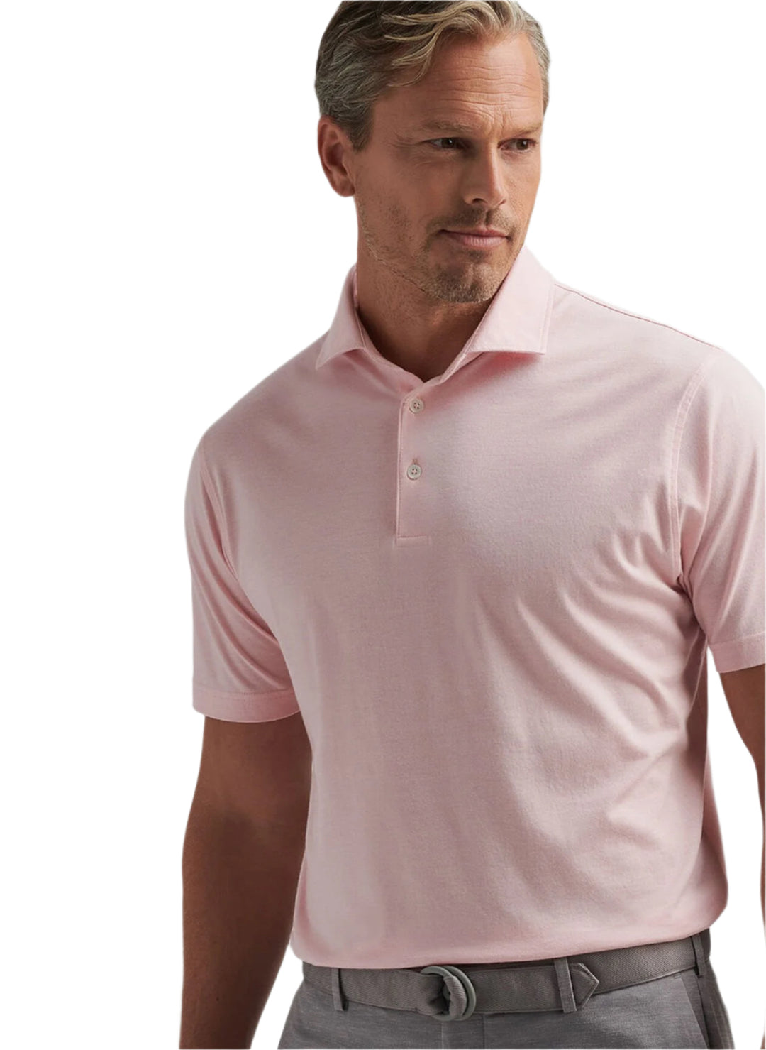 Peter Millar Excursionist Flex Polo - Pink Crepe