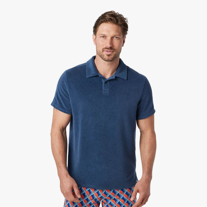 Fair Harbor Ravello Terry Polo - Navy