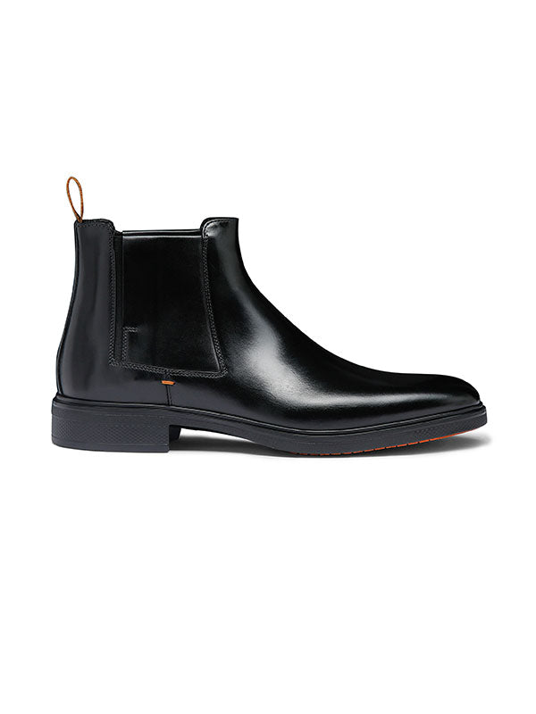 Santoni Easy Chelsea Boot - Black