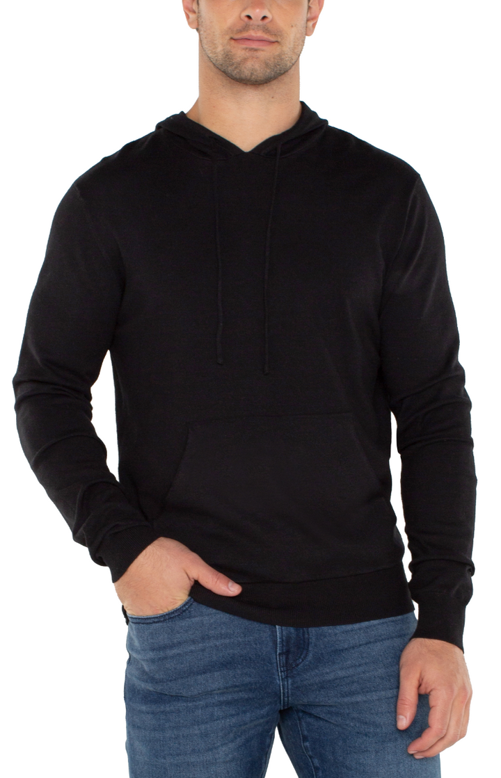 Liverpool Los Angeles Hooded Sweater - Black