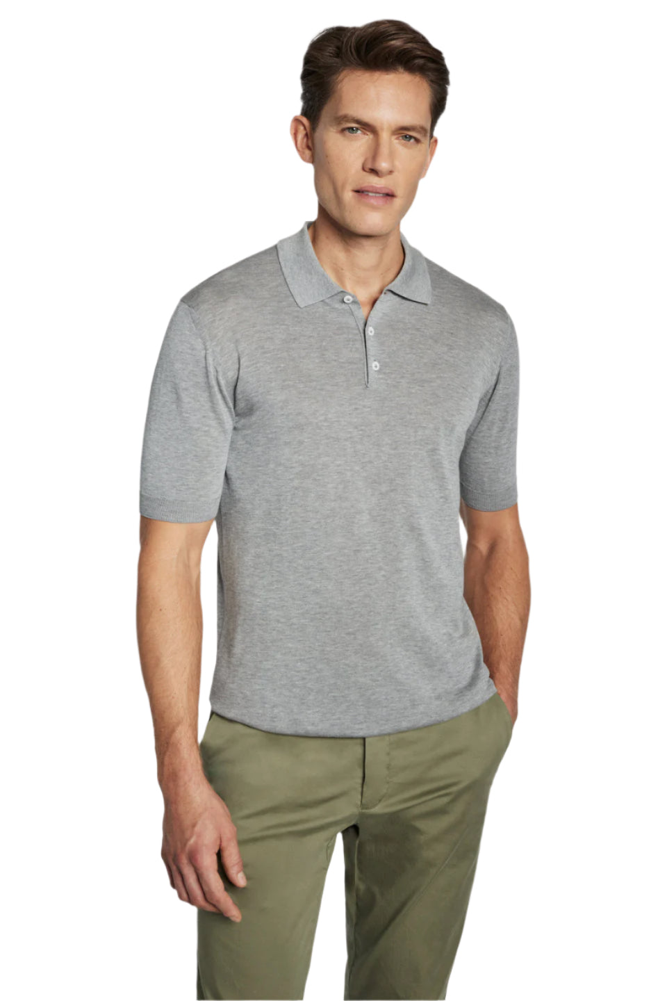 Jack Victor Tupper Polo - Grey