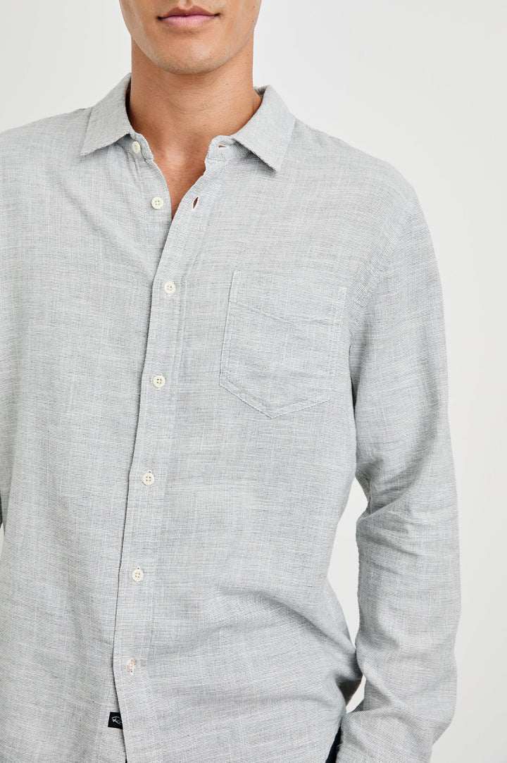 Rails Wyatt Shirt - Platinum Etch