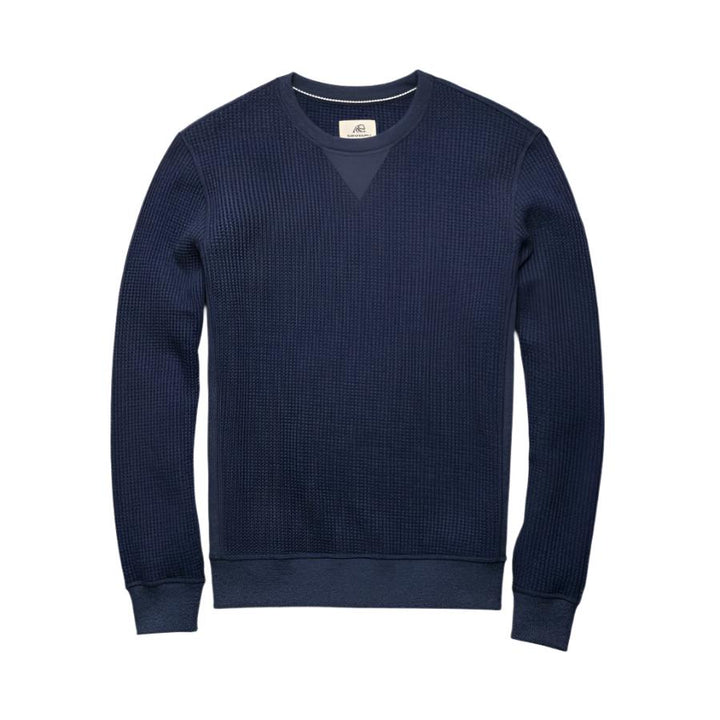 Surfside Supply Butch Waffle Crewneck - Navy