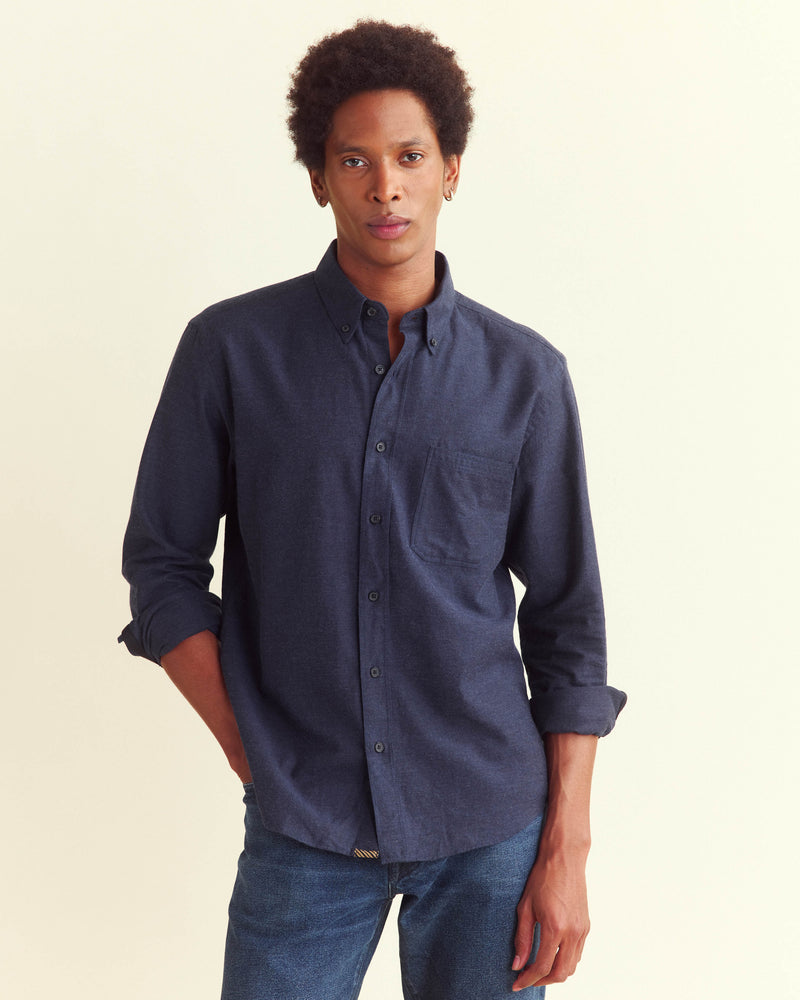 Billy Reid Tuscumbia Classic Shirt - Navy