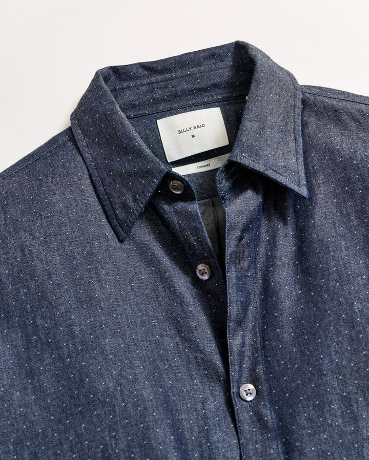 Billy Reid Coupe Wilson Shirt - Indigo