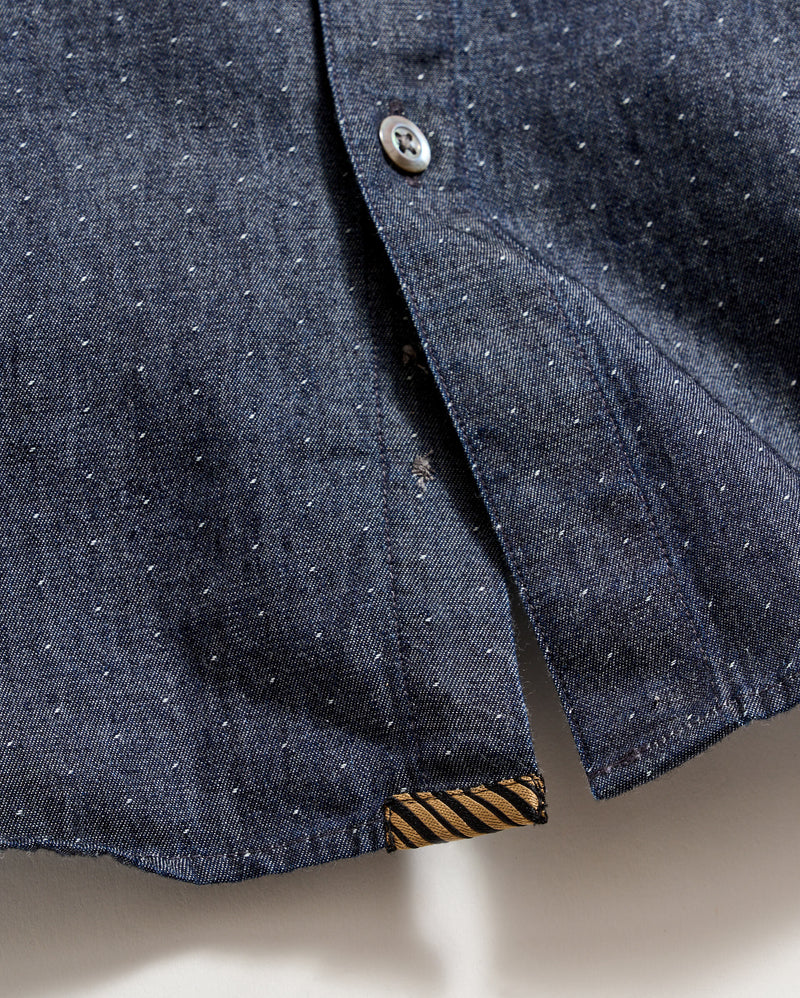 Billy Reid Coupe Wilson Shirt - Indigo