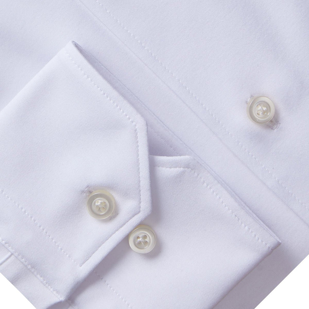 Emanuel Berg Stretch Knit Shirt - White